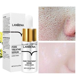 LANBENA Pore Skin Care Serum Facial Essence, Minimize Enlarged Pores, for Tightening Pores, Shrinking Pores + Relieving Dryness + Oil Control Firming + Moisturizing (New Packing)