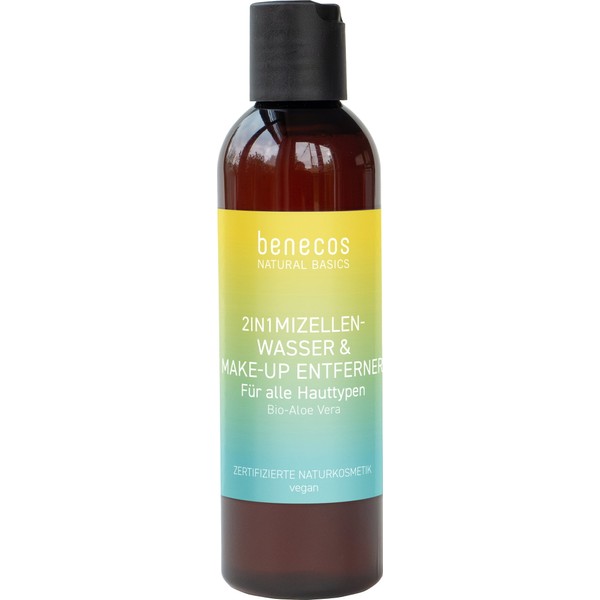 benecos Natural Basics 2-in-1 Micellar Water & Make-up Remover ,
