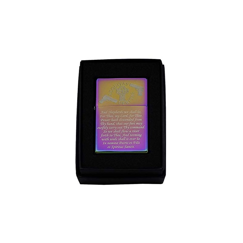 GIFTS INFINITY Boondock Saints Prayer Windproof Refillable Oil Lighter with