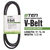 8TEN Transmission Drive Belt for John Deere LA100 LA105 D100