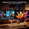 6.6 FT Nylon Braided 4K@240Hz USB-C to DisplayPort 2.1 Cable,