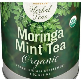 Natural Hope Herbals MORINGA MINT TEA - USDA Certified Organic Herbal Super Food Teas USA