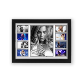 Beyonce Signed Poster Print - Limited Edition Autograph Fan Gift – Collectible Memorabilia Merchandise (Unframed A4 (30x21cm))