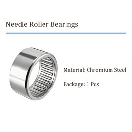 Kozelo 1 Piece HK3520 Needle Bearing - [35mm Bore x 42mm OD x 20mm Width] Drawn Shell, Open Ends for Agricultural Construction Machinery, GCr78