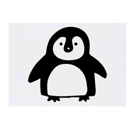 'Cute Penguin' Temporary Tattoo - Water Resistant, Skin-Safe, Non-Toxic Transfer (TO00025053)