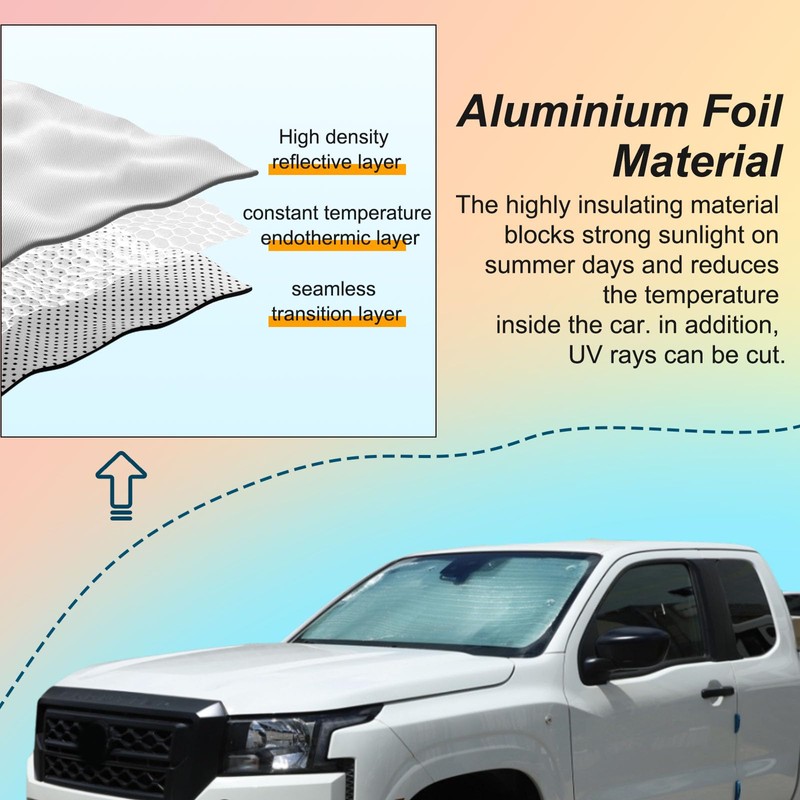 Bekantogy Car Windshield Sun Shade Windshield Sunscreen Heat Shield Compatible