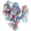 Modassori Women's Fashion Scarf Silk Hand Rolled Item Name Ginza