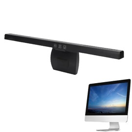 Computer Monitor Lamp, Infinitely Dimmable 3 Color Temperature Adjustment E Reading LED Task Lamp Screen Monitor Light Bar for Eye Caring