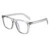 Gleyemor Blue Light Glasses for Men Women Trendy Square Frame