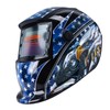 Auto Darkening Welding Helmet Large View Solar Powered Wide Shade