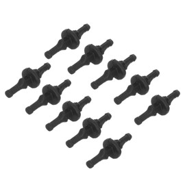 sourcing map Case Fans Computer Cooling Fan Mount Screws Low Noise Anti-Vibration Screws Soft Rubber 30mm/1.18 Inch Black Pack of 16