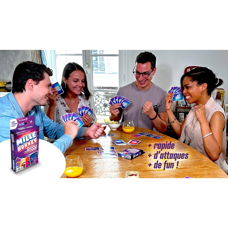 DUJARDIN 1130300228 Mille Bornes Rush Jeux, Multi-Colour