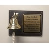 4" Solid Brass Bell Quality Marine Wall Mounted Ship Hanging