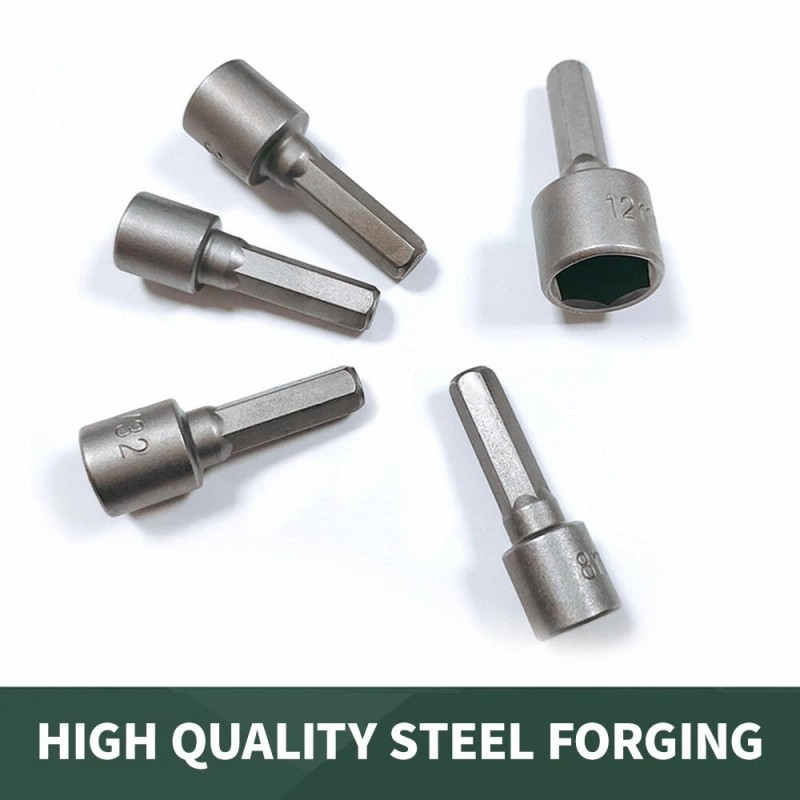 Power 14Pcs Power Nuts Driver Drill Bit Set Metric Socket