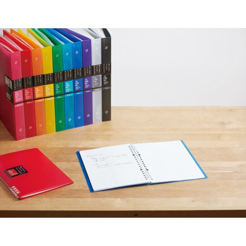 King Jim Ring Notebook Tefrenu 20 Holes A5 Vertical Black