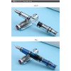 Twisbee Diamond Mini AL, Silver CT Fountain Pen, Inhalation Type,