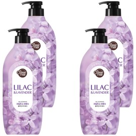 Shower Mate Blooming Body Wash Lilac and Lavender Fragrance, 900g, 4 pieces / 샤워메이트 블루밍 바디워시 라일락 앤 라벤더향, 900g, 4개