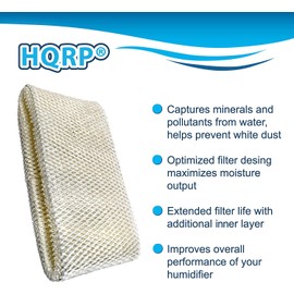 HQRP Filter 3-Pack Compatible with Holmes HM3300 HM3400 HM3500 HM3501 HM3600 HM3607 HM3608 HM3640 HM3641 HM3650 Humidifier