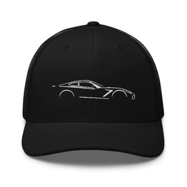 C7 Corvette Outline 7th Generation Corvette Owner Trucker Cap Snap Back Hat