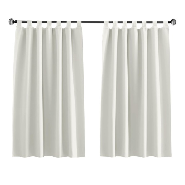 Tenger Home Curtain Scarves, Blackout Curtain, Short Kitchen Window Curtain,
