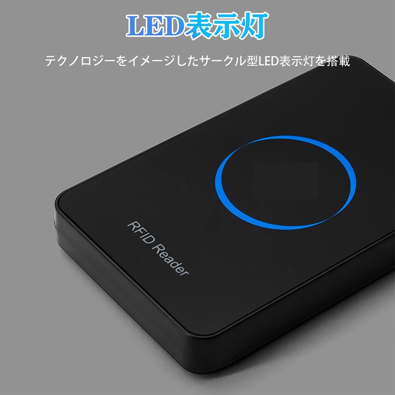 RFID Card Reader, UHF USB Desktop Reader Writer 915MHz Frequency,