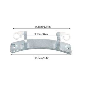 Pssopp Washing Machine Door Hinge Aluminium Alloy Replacement Part for Universal Front Loader Washing Machine