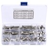 Tissting 90pcs 1/4-20UNC Hex Socket Cap Head Bolts, Stainless Steel