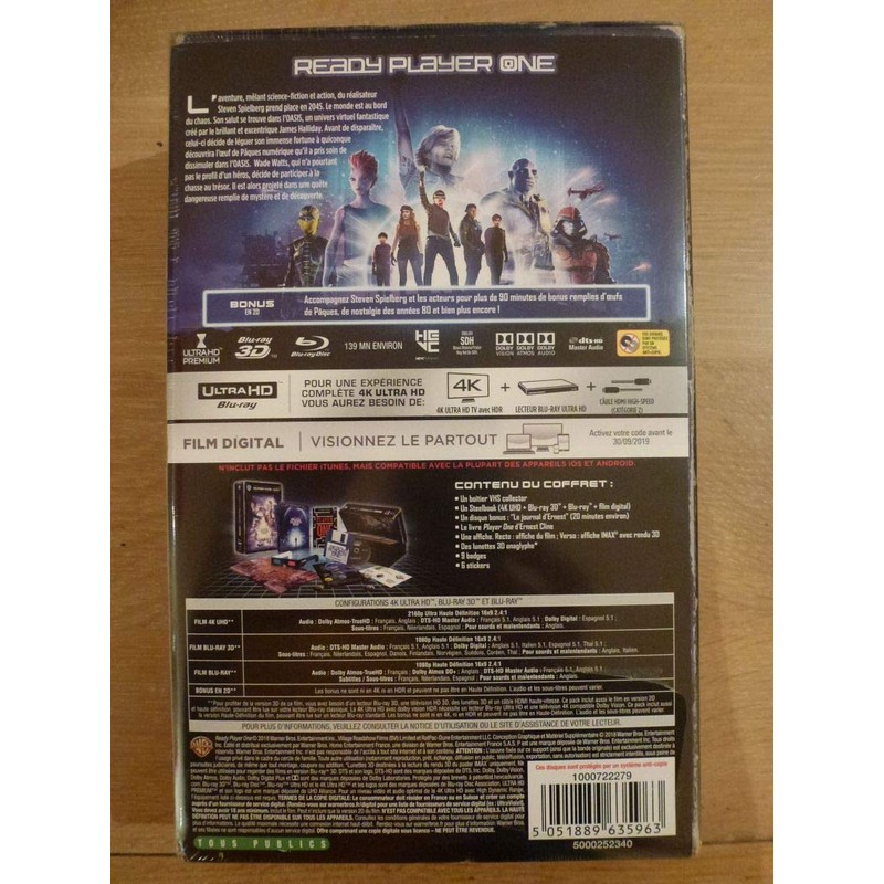 coffret ready player one