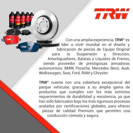 TRW Balatas Bajos Metales Delanteras Compatible con TOYOTA YARIS L4 1.5L de 2006 a 2021