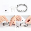 Cremation Urn Bracelet for Men - Silver Cuban Link Bracelet