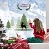 Merry Christmas Wall Sticker Christmas Tree Wall Decal Black Reindeer