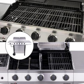 463448021 Grill Replacement Parts for Charbroil Performance 5 Burner Grill Parts 463455021 463449021 463451022 Grates Replacement G426-0005-W1 G426-0004-W1 Grids G325-0002-W1 Heat Plates Burner Cover
