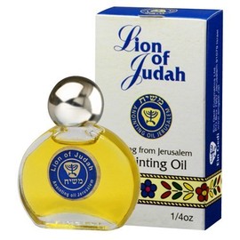 Lion of judah Anointing Oil 7.5 ml - 1/4oz From The Holyland Jerusalem by Ein Gedi