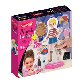 QUERCETTI 2925 Quercetti-2925 Magnetic Fashion Anna Fashion Game, Multicoloured, M