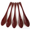 Easy to Eat, Large and Red Spoons, Set of 5,