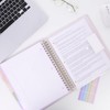 SKYDUE Storage Clipboard Folder with 6 Dividers & Refillable Notepad