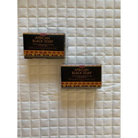Silk NEW Silk African Black Soap Detoxifying Acne FIghting For Dry Skin 7oz 2 pack