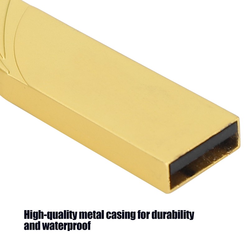 Flash Drive USB 2.0 Portable Metal Waterproof Memory Stick for