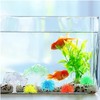 WinldMonmo Artificial Sea Anemone Aquarium Decorations, Silicone Coral Plant, Green,