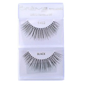 12 Pairs Crème 100% Human Hair Natural False Eyelash Extensions #412