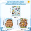 Haooryx 12 Set Noah's Ark Animal Sticker Scene Noah's Ark