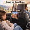 Car Headrest Tablet Holder Mount – Adjustable Back Seat Phone