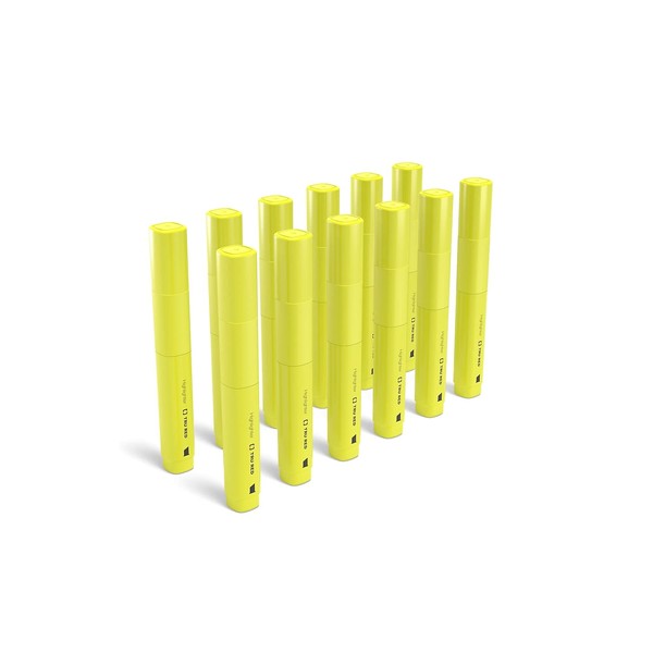 TRU RED Tank Highlighter with Grip, Chisel Tip, Yellow, 36/Carton