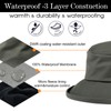 TOP-EX Winter Waterproof Hats for Womens, Warm Fleece Lined Bucket