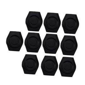 KOMBIUDA 10Pcs USB Webcam Lens Protective Caps Dust Camera Cover Hoods for Privacy Protection Super Thin Design for Laptops and Black Webcam Lens Hood Set