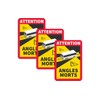 Stickerloveshop Blind Spot Attention Angles Morts Sticker – Pack of