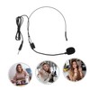 Generic 2pcs Condenser Mic Headset for Voice Amplifier Length Angle
