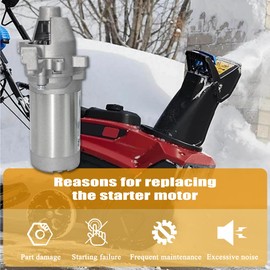 Starter for Toro 21" Power Clear 621 721 R E QZR QZE 212CC Snowblower 38741 38742 38743 38744 38751 119-1945 121-4252