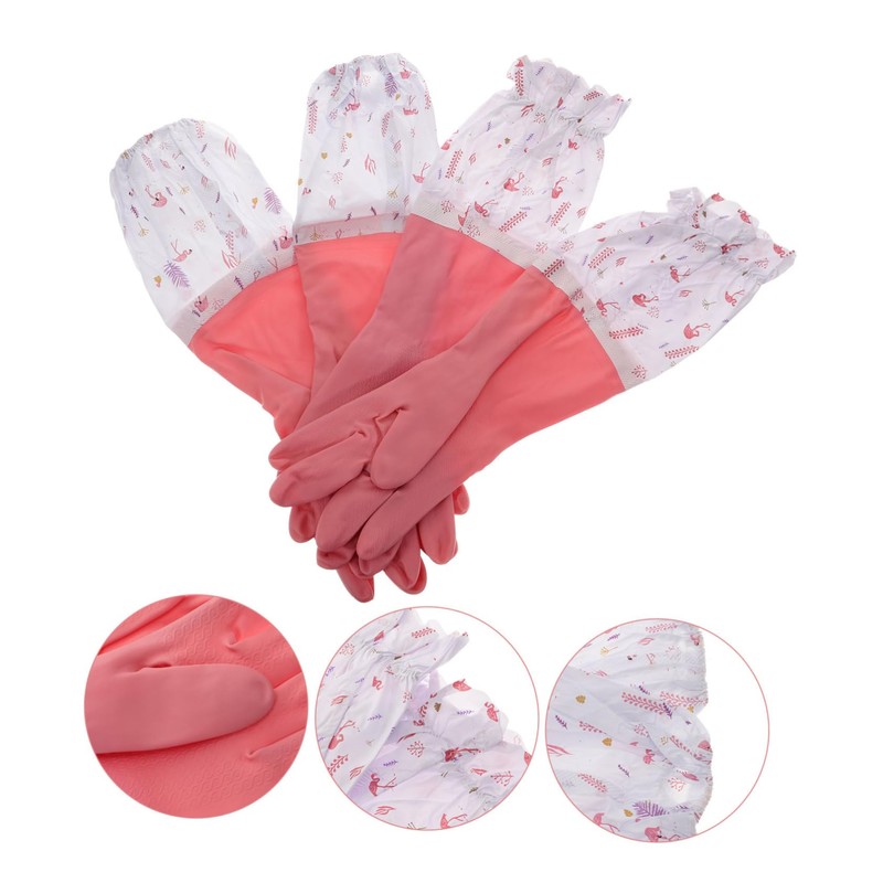 Mobestech PVC Gloves Dishwashing Kitchen Cleaning Laundry Pet Care Household