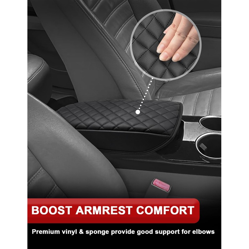KBH Center Console Armrest Cover for Ford Fusion 2013 2014
